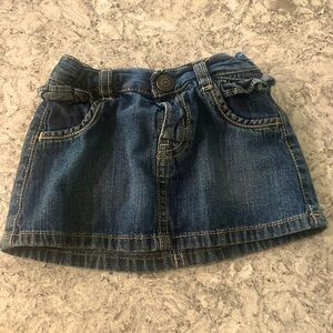 Toddler denim skirt